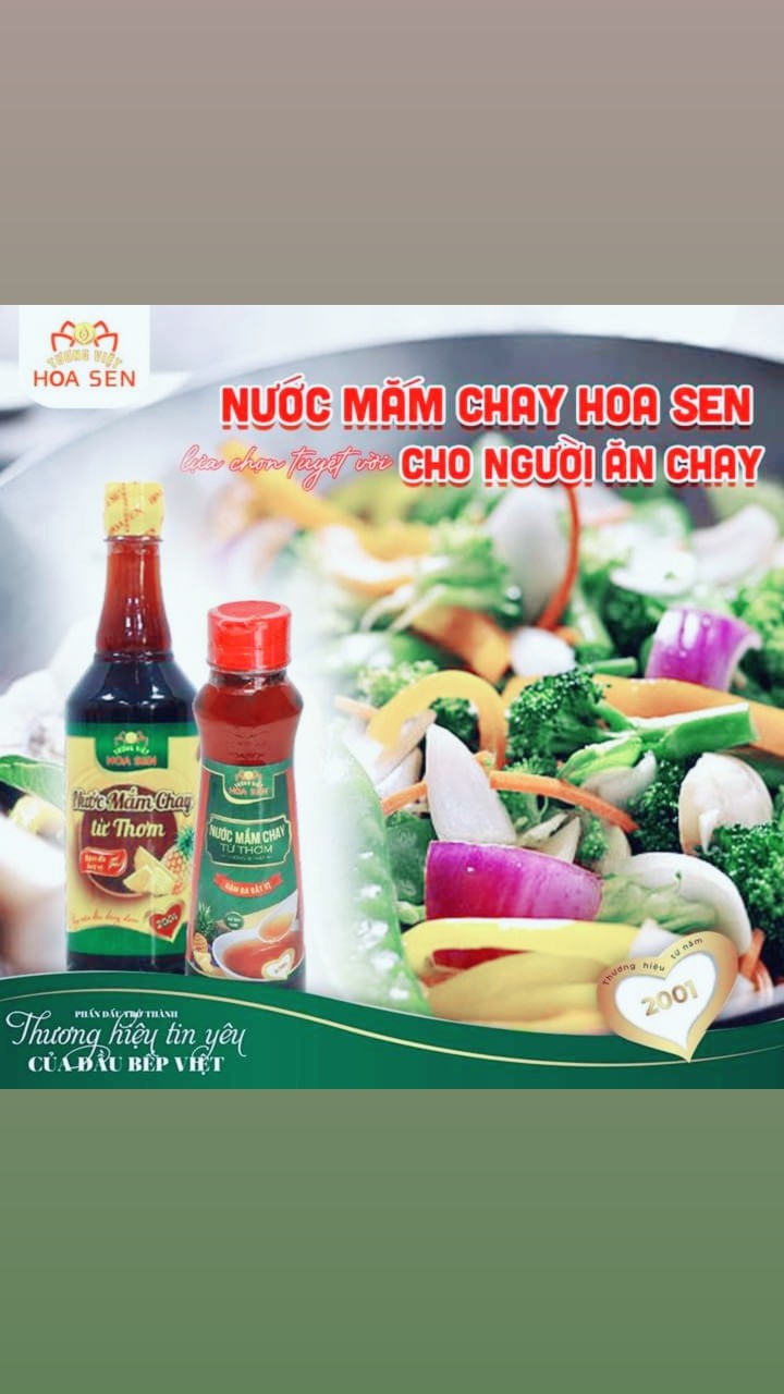 Nước mắm chay - Hộ Kinh Doanh Võ Hồng Thủy